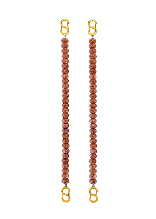 Soarë Nude interchangeable beaded straps, nude pink